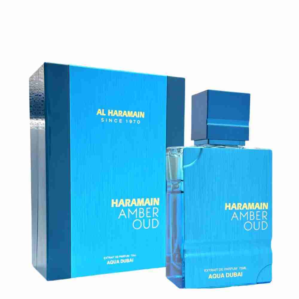 Pefumes-2024-07-25T113438.022.jpg Perfume Árabe Al Haramain Amber Oud Aqua Dubai - 75 ml - Extrait De Parfum - Unisex - Imagen 1