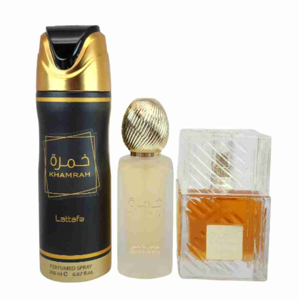 Pefumes-2024-09-19T114856.357.jpg Estuche Árabe Lattafa Khamrah - 100 ml - EDP - Unisex - Imagen 1