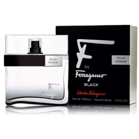 Perfume F by Salvatore Ferragamo Black - 100 ml - Eau de Toilette - Hombre