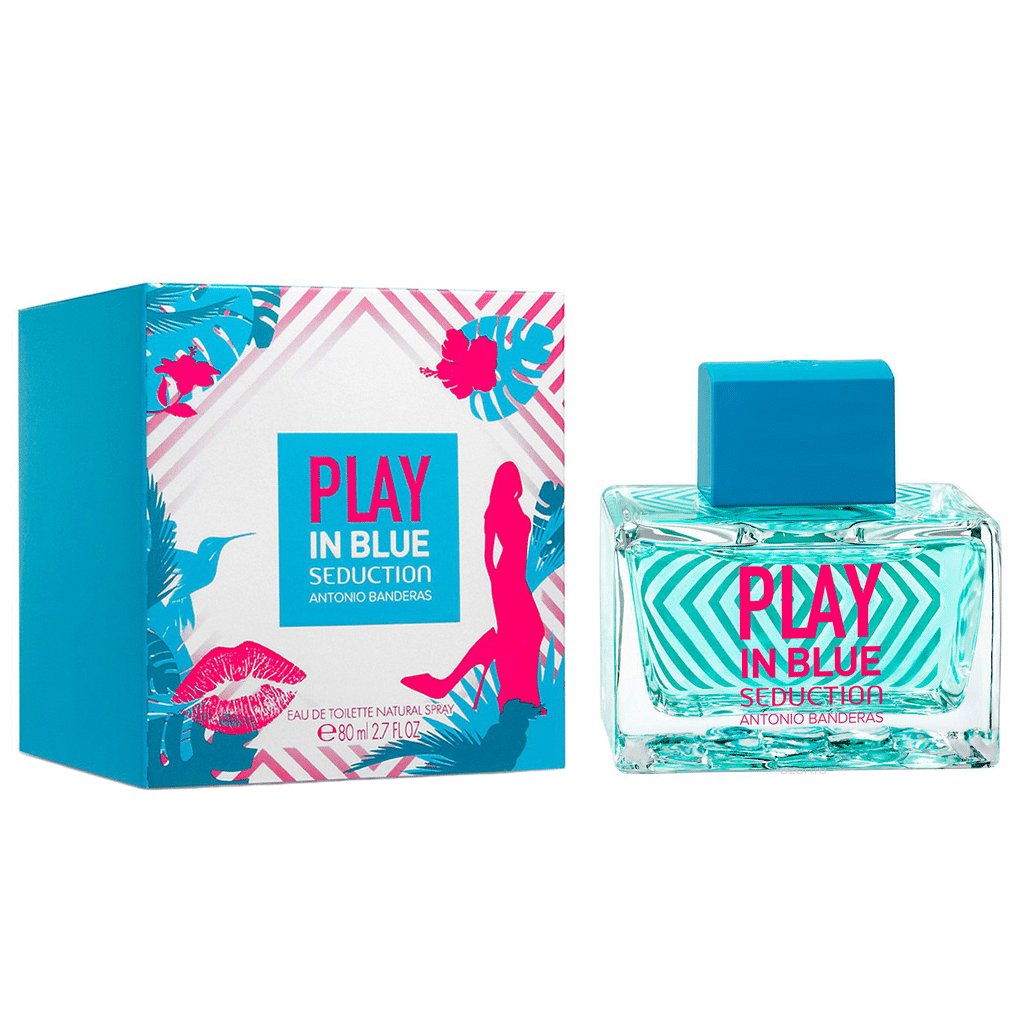 banderas-play-in-blue-seduction_1024x1024_1fc2c9d2-9c05-4b4c-90e5-425e8291c1e4_1024x1024@2x.png Perfume Antonio Banderas Play in Blue Seduction - 80 ml - Eau de Toilette - Mujer - Imagen 1
