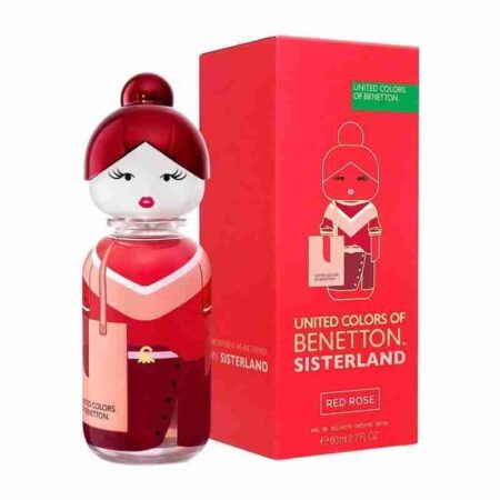 Perfume Benetton Sisterland Red Rose - 80 ml - EDT - Mujer