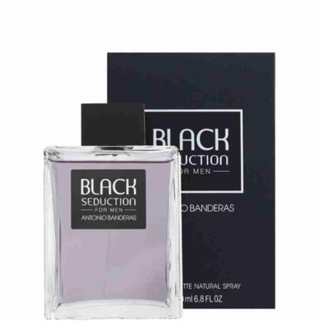 Perfume Antonio Banderas Seduction in Black - 200 ml - Eau de Toilette - Hombre