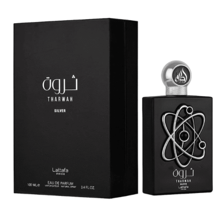 Perfume Árabe Lattafa Tharwah Silver -  100 ml - EDP - Hombre