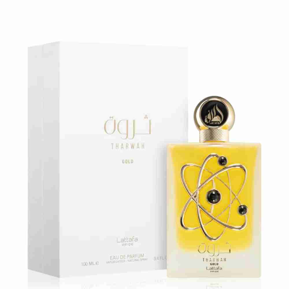 perfume4-82.jpg Perfume Árabe Lattafa Pride Tharwa Gold - 100 ml - EDP - Unisex - Imagen 1