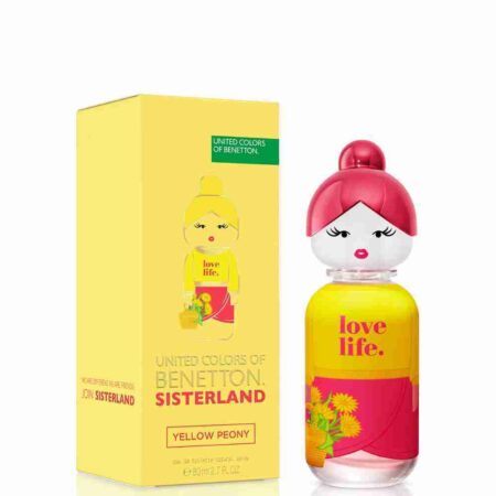Perfume Benetton Sisterland Red Rose - 80 ml - Eau de Toilette - Mujer