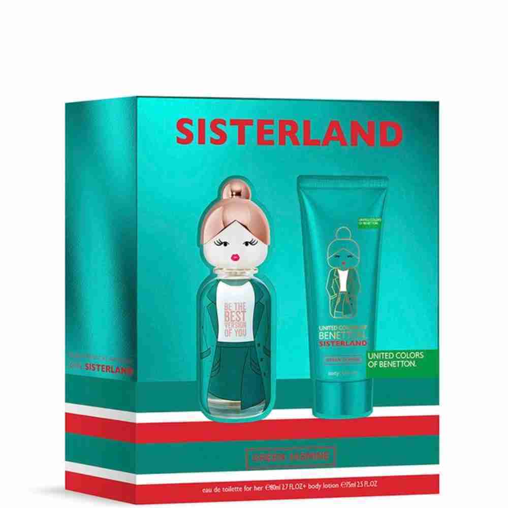 productos1-85.jpg Estuche Benetton Sisterland Green Jasmine - 80 ml - Eau de Toilette - Mujer - Imagen 1
