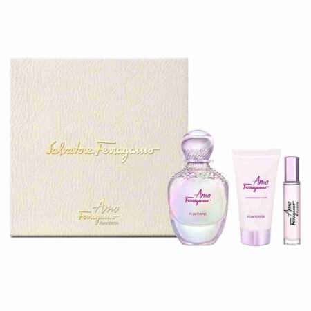 Estuche Salvatore Ferragamo Amo Flowerful - 100 ml - Eau de Toilette - Mujer