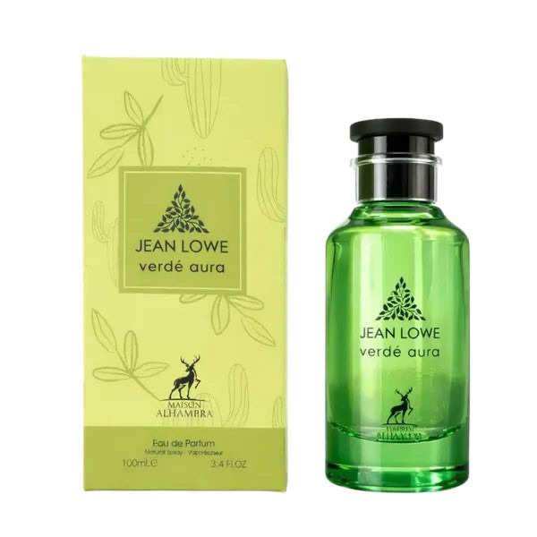 Perfume Árabe Maison Alhambra Jean Lowe Verde Aura - 100 ml - EDP - Unisex