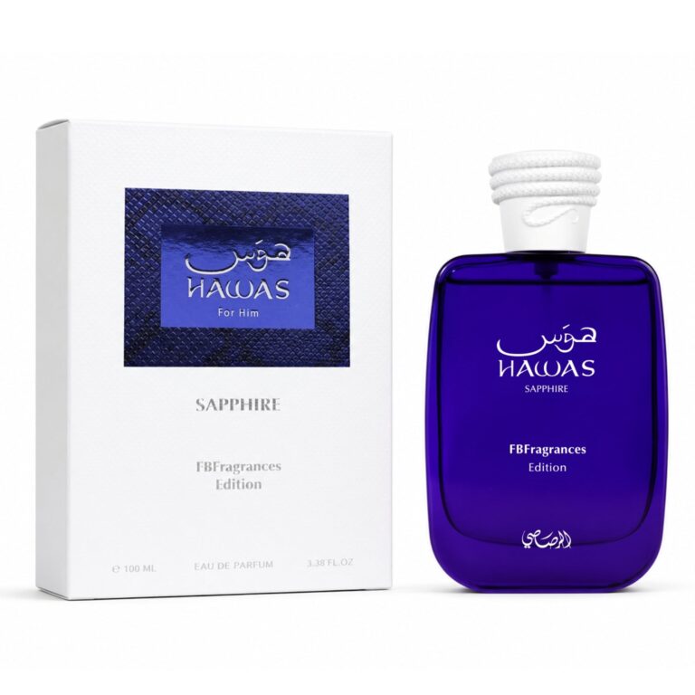 Perfume Árabe Rasasi Hawas Sapphire - 100 ml - EDP - Hombre